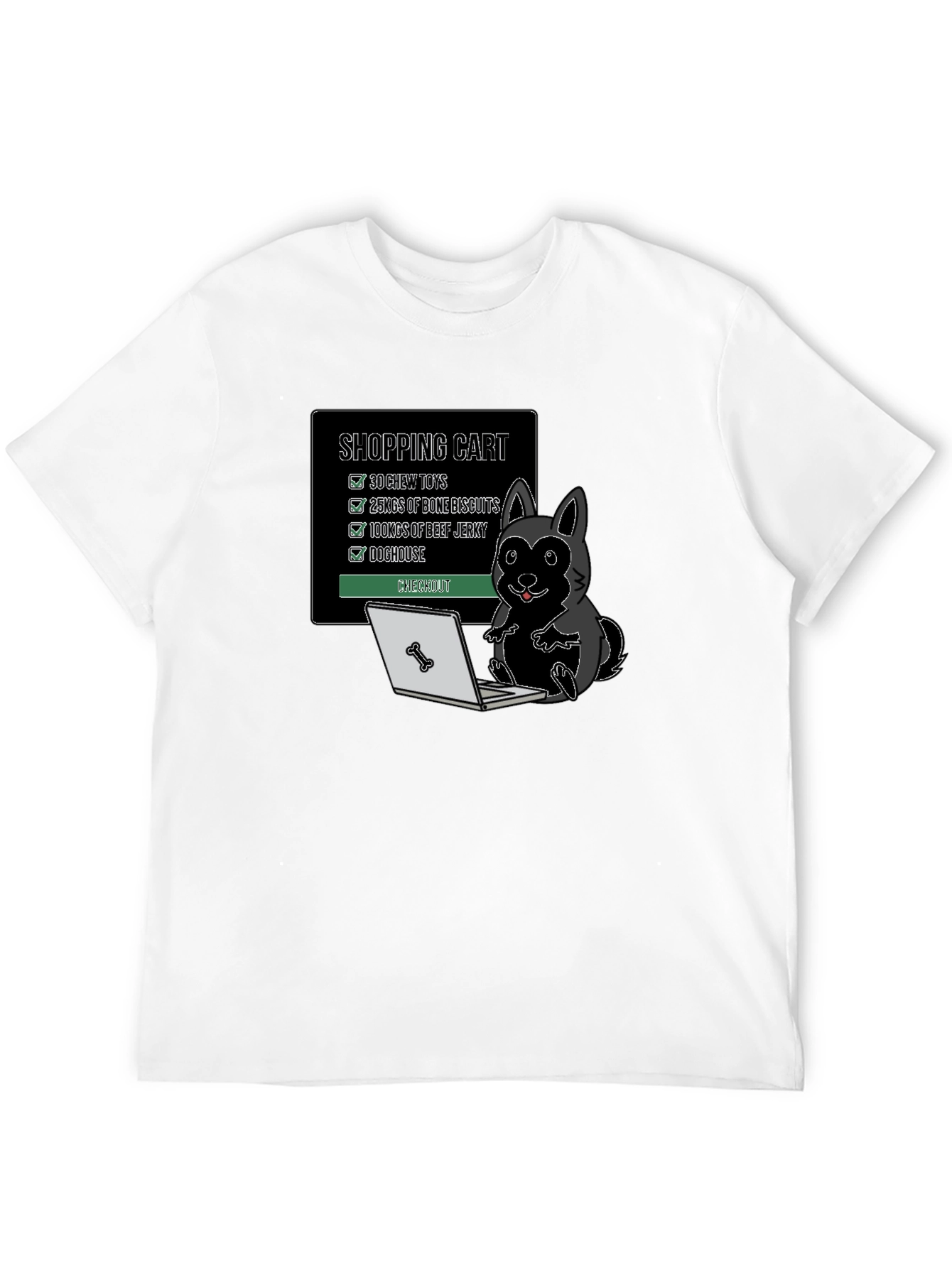 Dog Shopping Cart T-Shirt