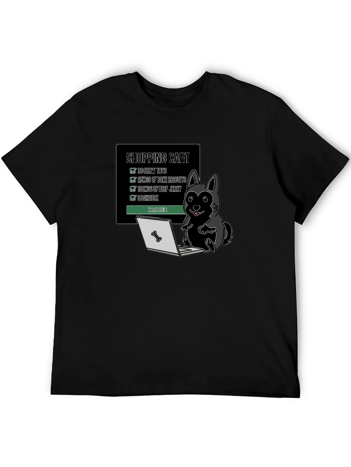 Dog Shopping Cart T-Shirt