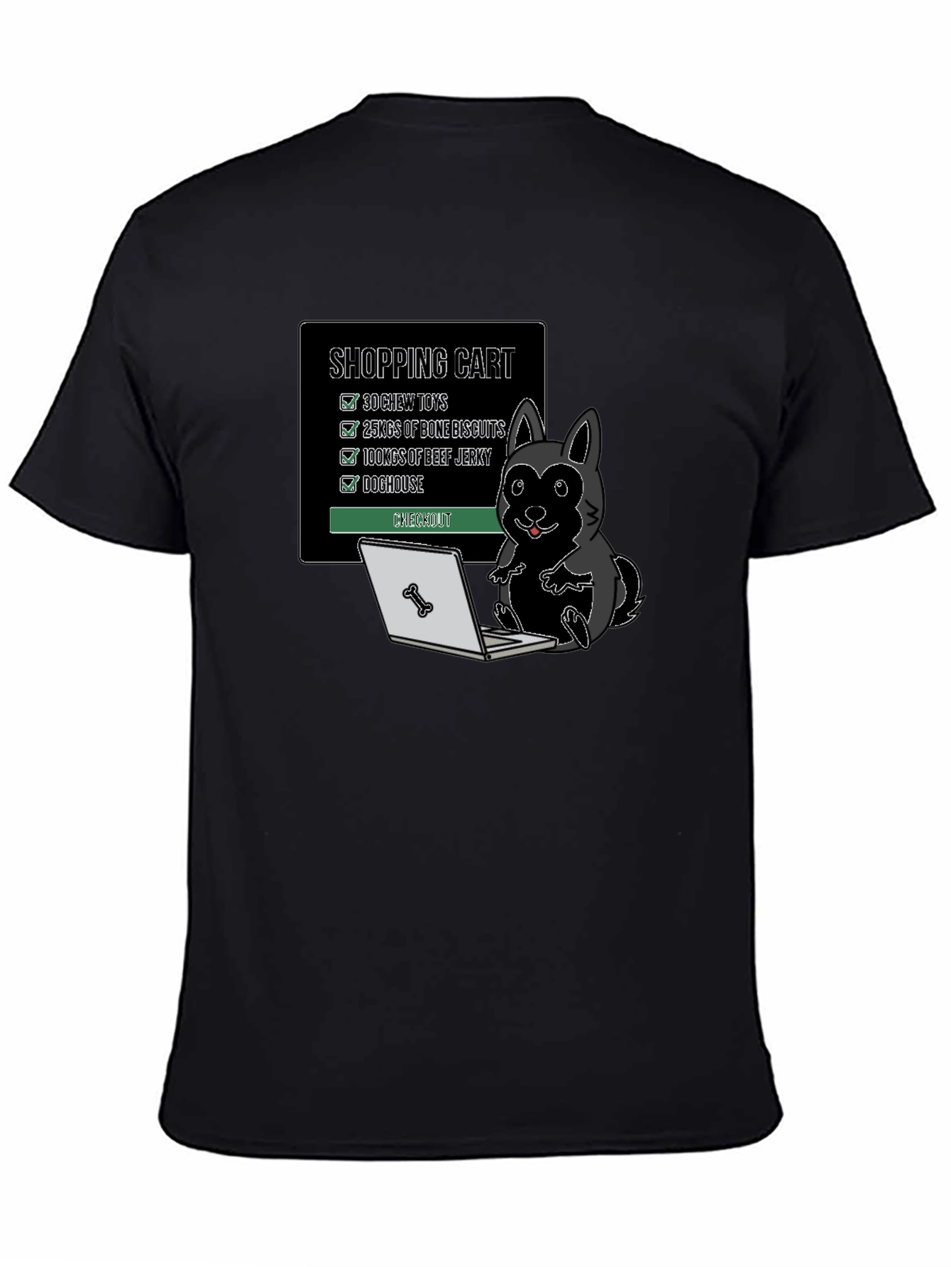 Dog Shopping Cart T-Shirt