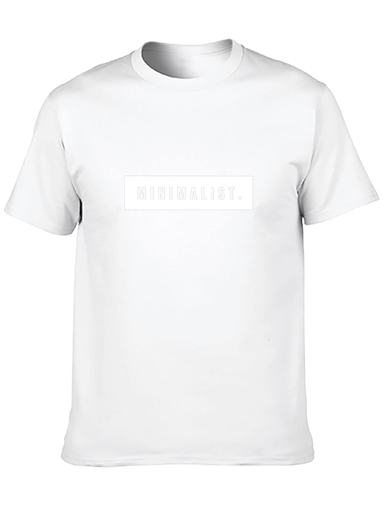 Minimalist Graphic Tee - Black Cotton T-Shirt