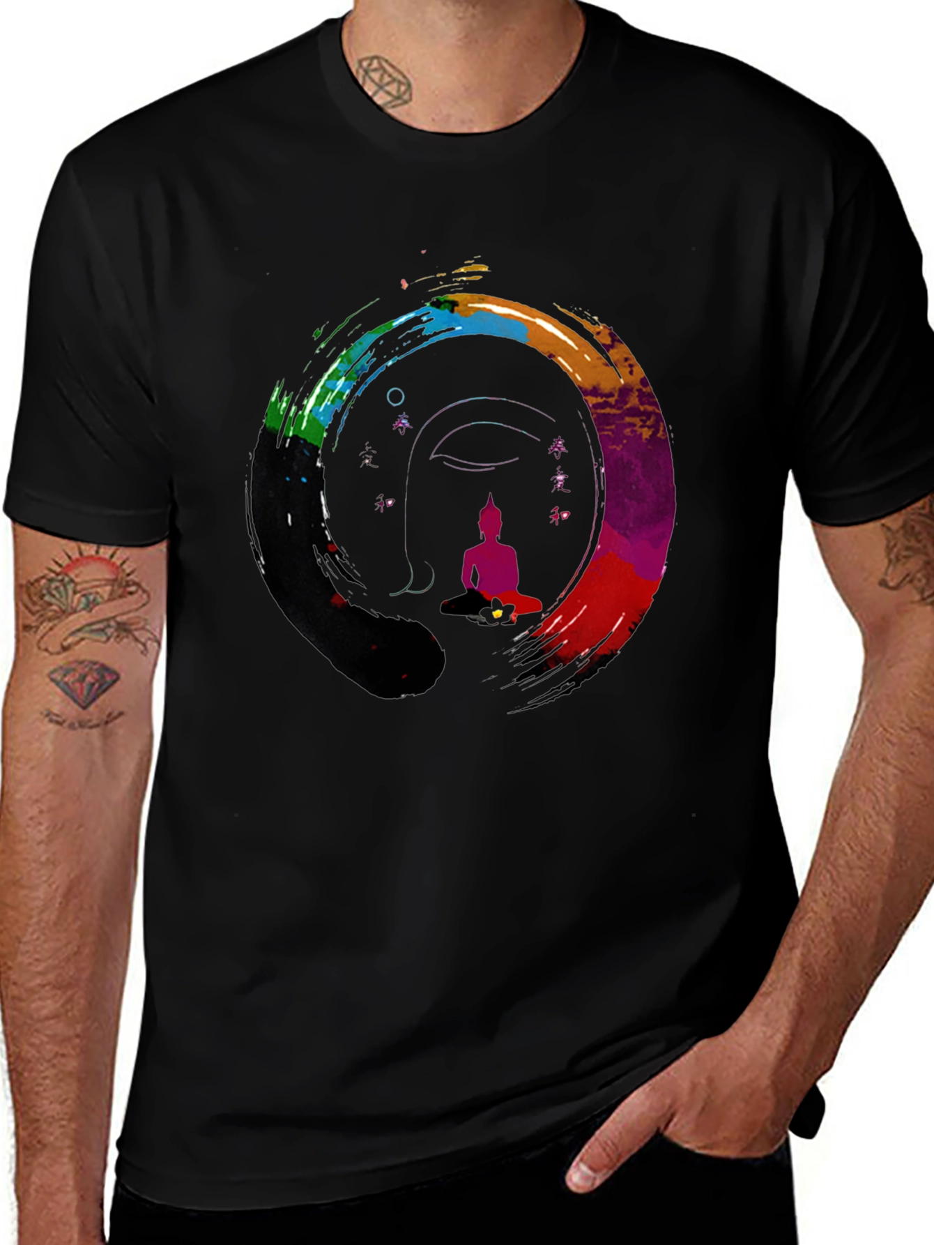 Zen Buddha Graphic Tee - Meditative Style Shirt