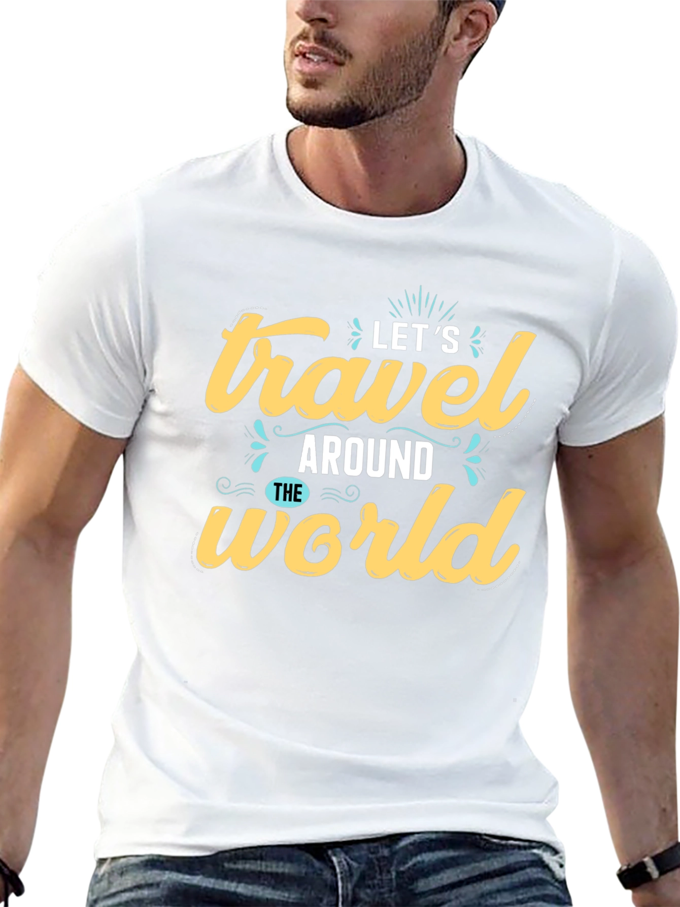 Travel the World Graphic Tee - Adventure Awaits!