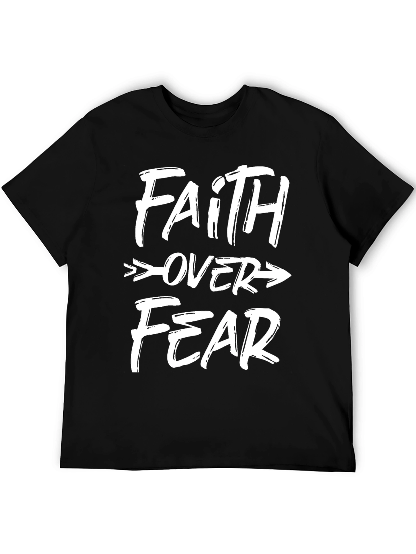 Faith Over Fear Graphic Tee - Black Unisex T-Shirt