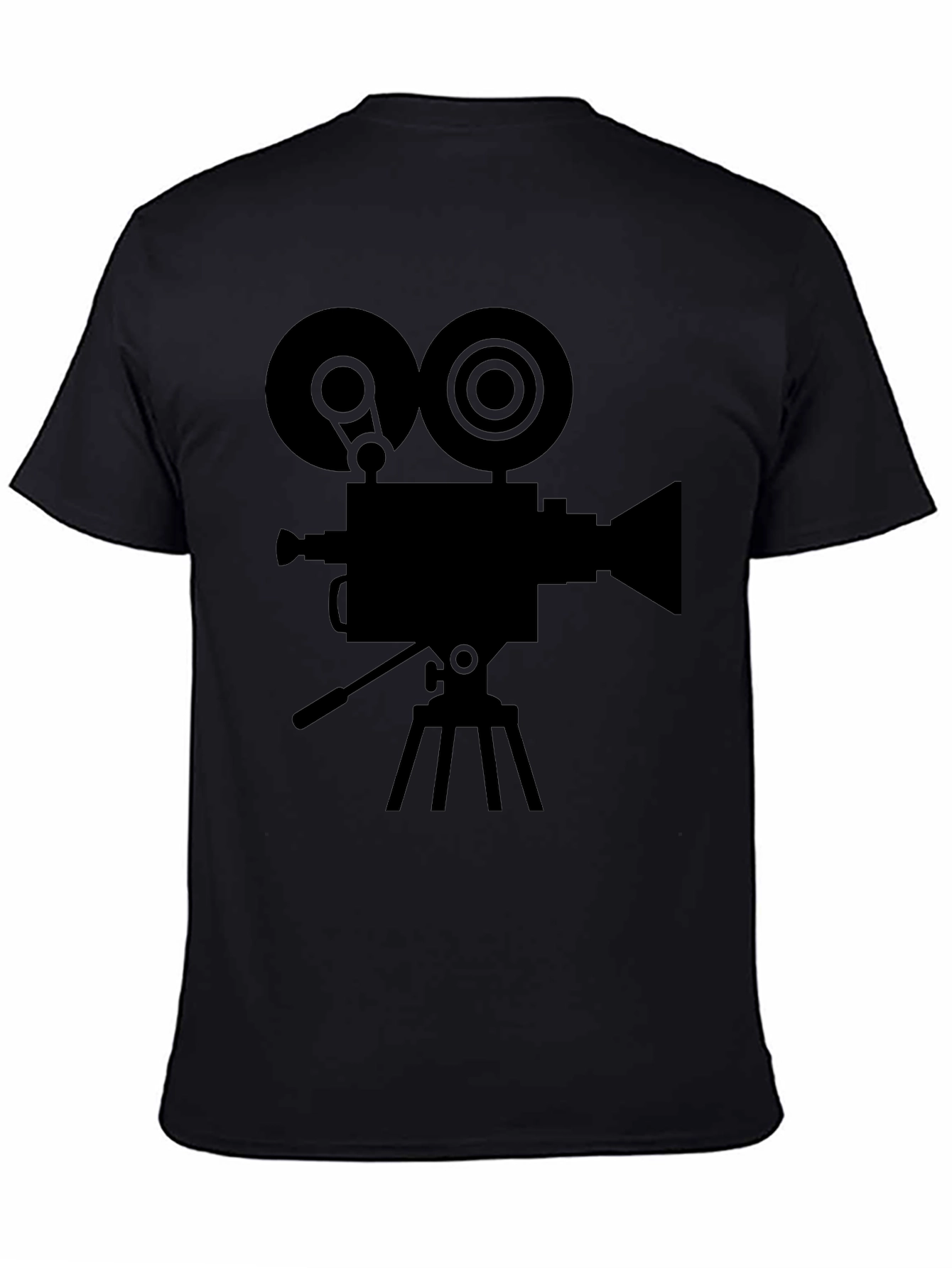 Classic Film Camera Graphic T-Shirt - Retro Movie Tee