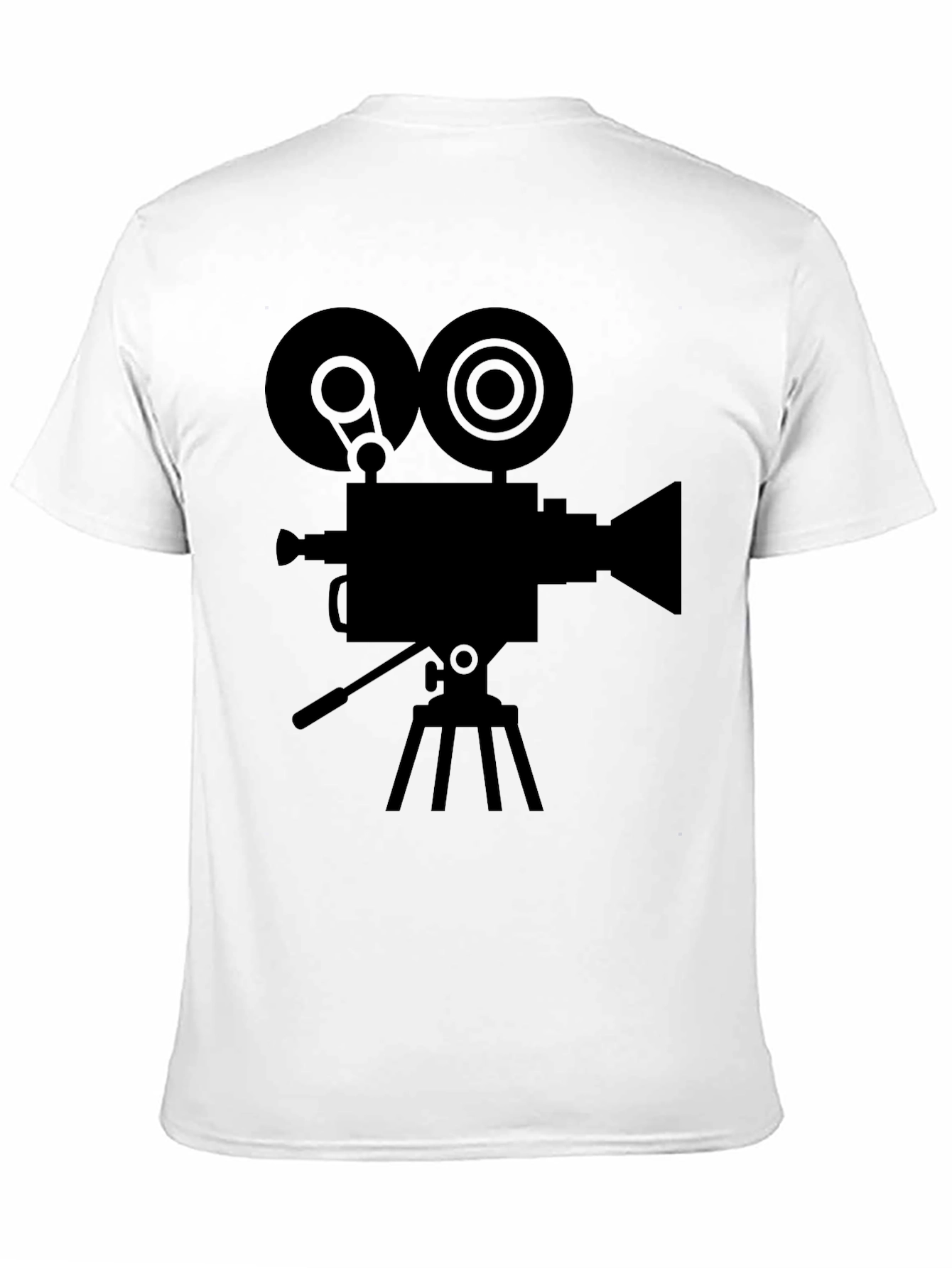 Classic Film Camera Graphic T-Shirt - Retro Movie Tee