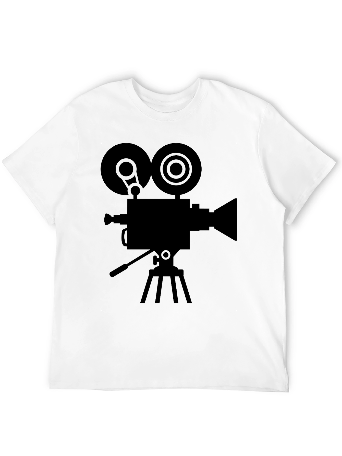 Classic Film Camera Graphic T-Shirt - Retro Movie Tee