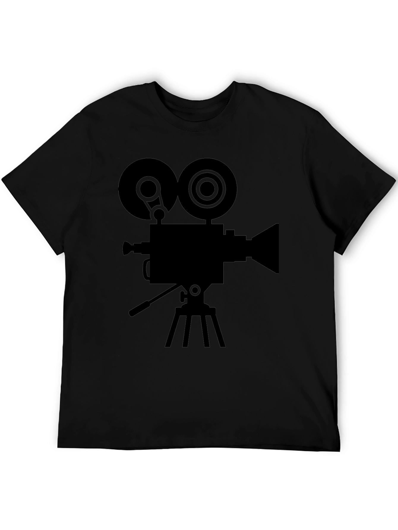 Classic Film Camera Graphic T-Shirt - Retro Movie Tee