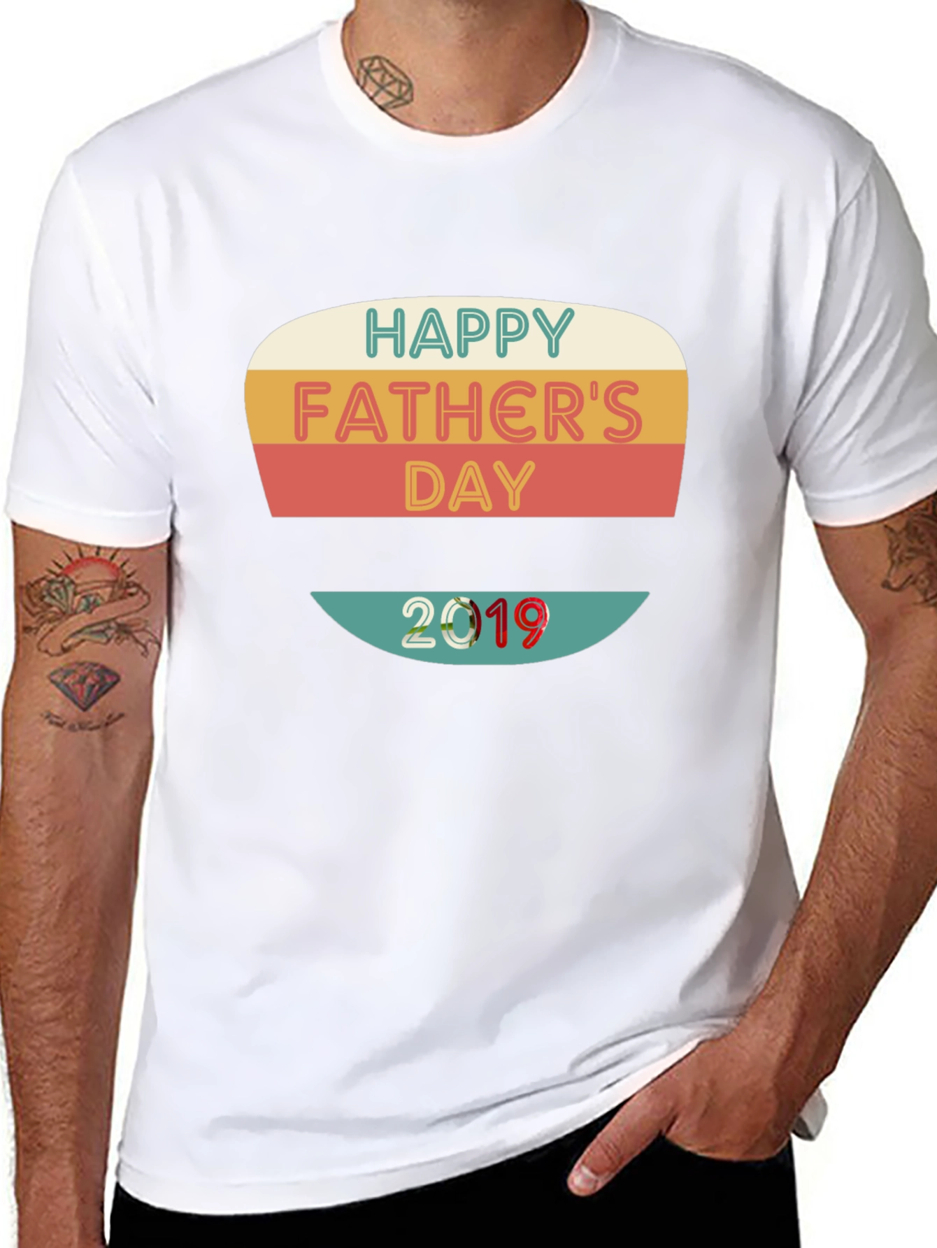 Retro Fathers Day 2019 Graphic Tee