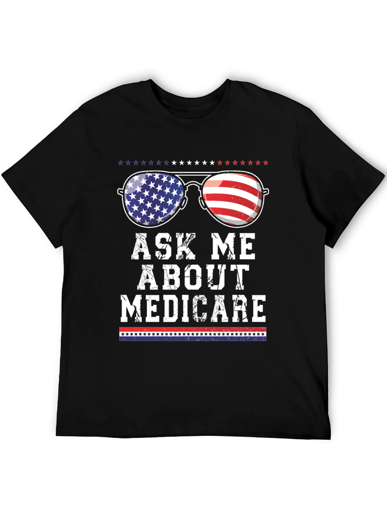 Ask Me About Medicare Patriotic T-Shirt
