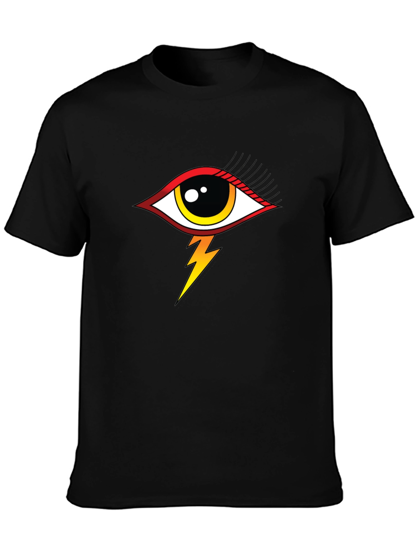 Eye and Lightning Bolt Graphic Tee