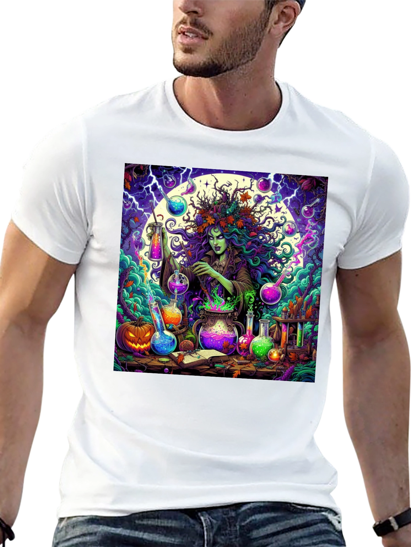 Witchs Brew Graphic Tee - Halloween T-Shirt
