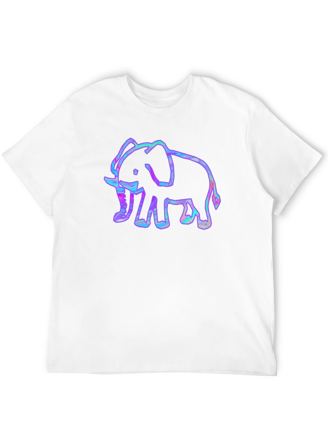 Cool Elephant Graphic Tee - Black