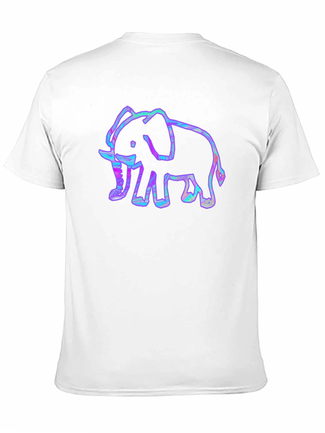 Cool Elephant Graphic Tee - Black