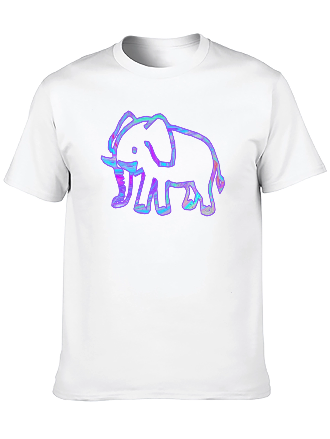 Cool Elephant Graphic Tee - Black