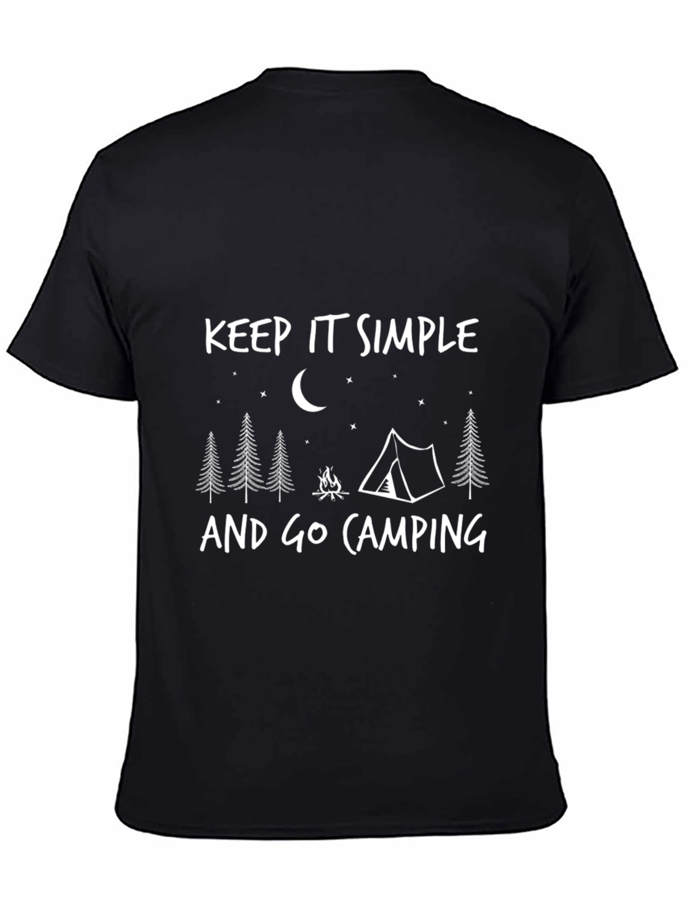 Keep It Simple Camping Graphic Tee