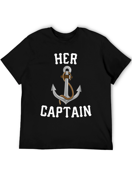 Her Captain Anchor Graphic T-Shirt