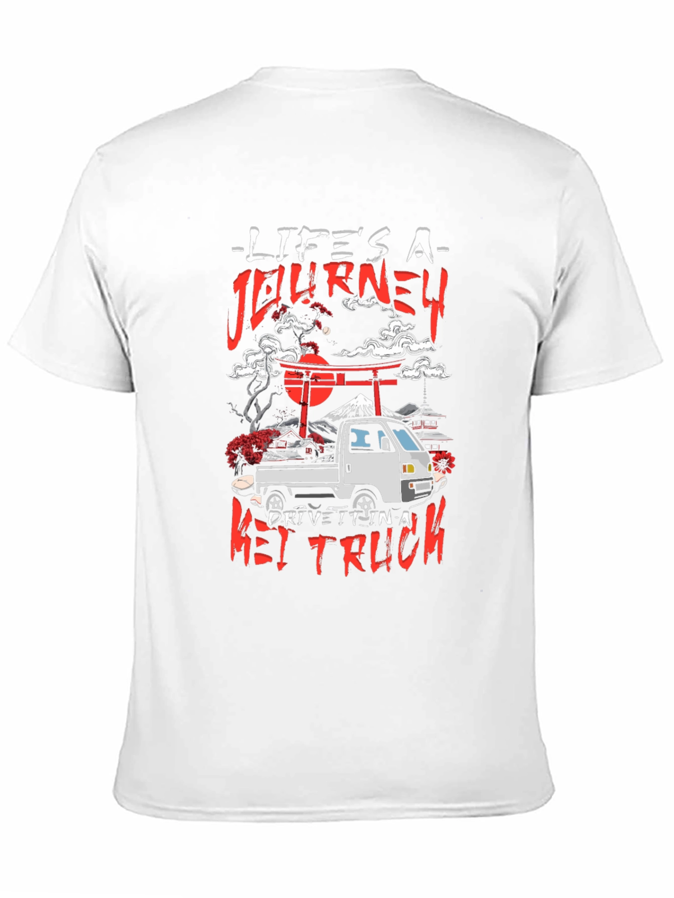 Lifes a Journey Kei Truck T-Shirt