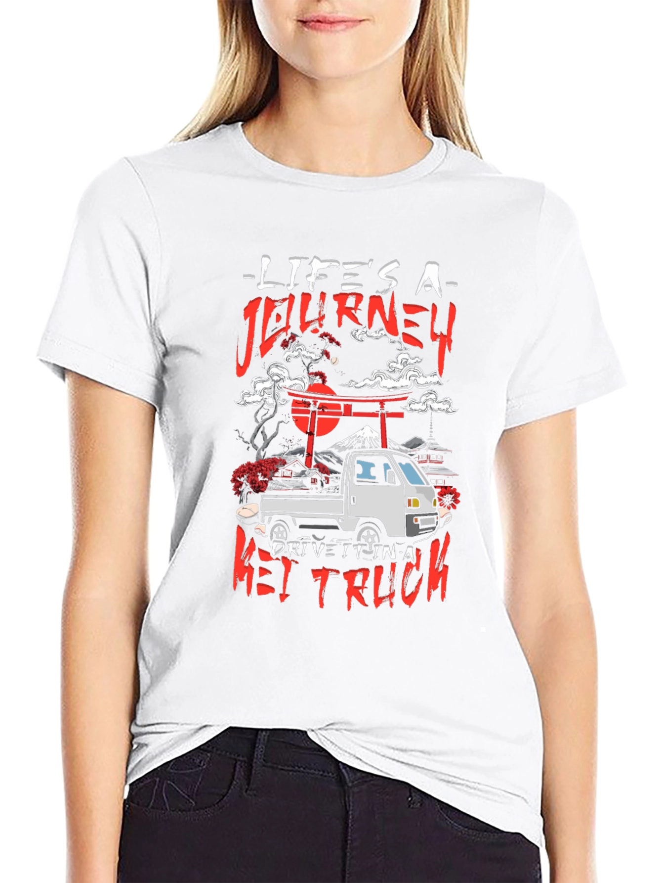 Lifes a Journey Kei Truck T-Shirt