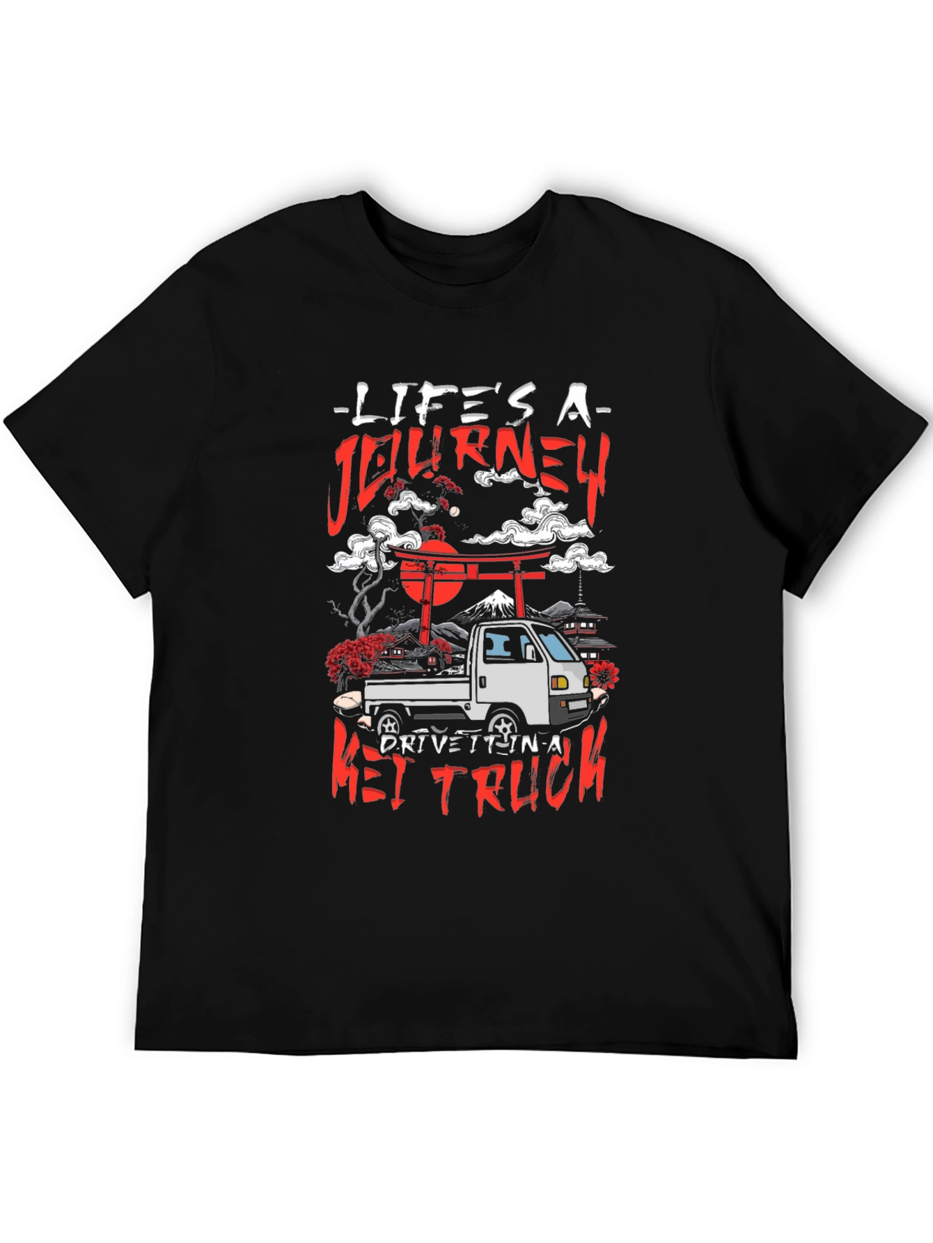 Lifes a Journey Kei Truck T-Shirt
