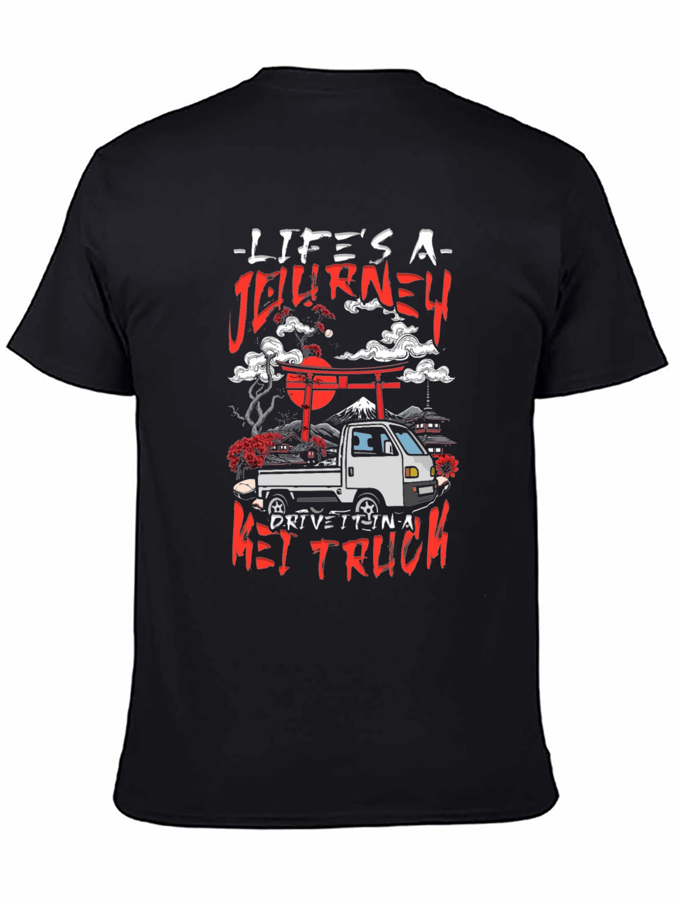 Lifes a Journey Kei Truck T-Shirt
