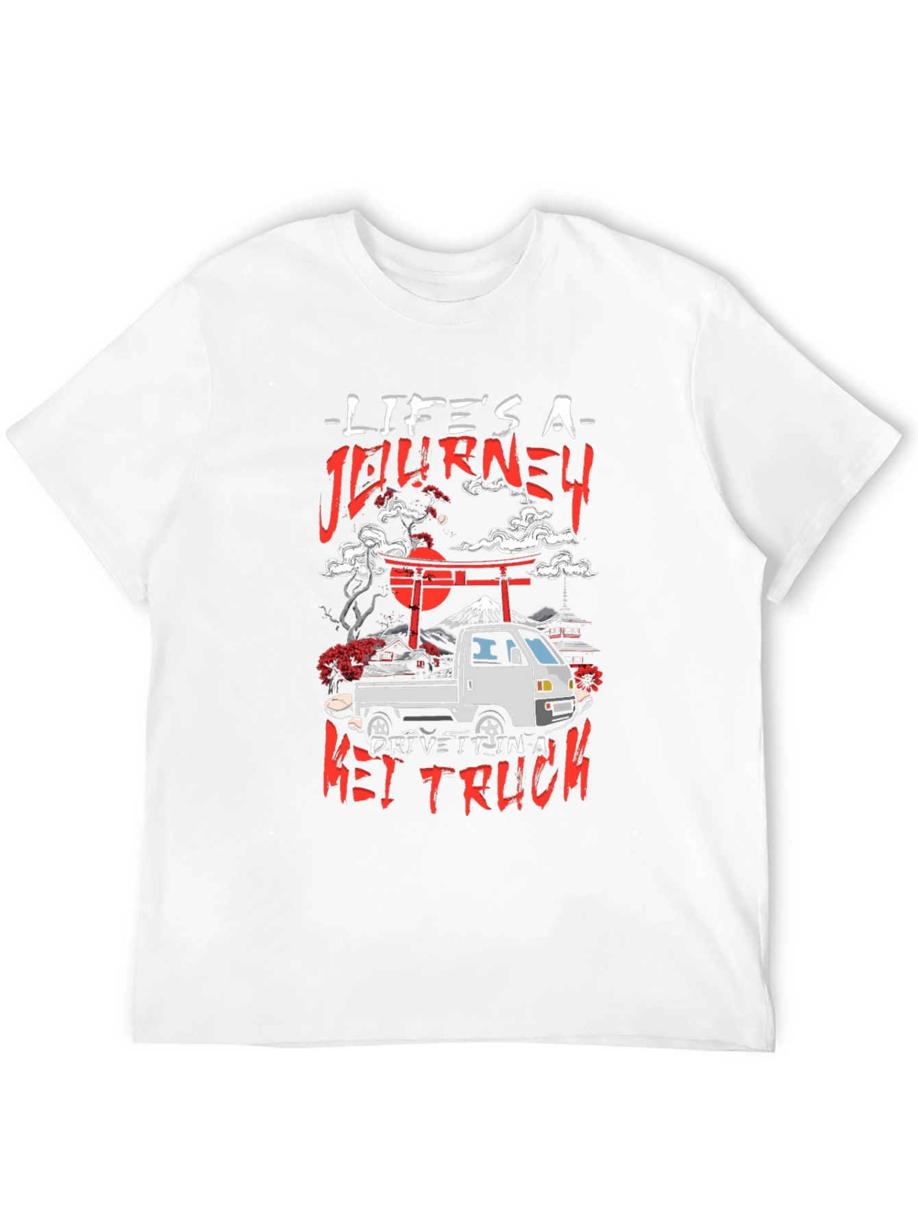 Lifes a Journey Kei Truck T-Shirt