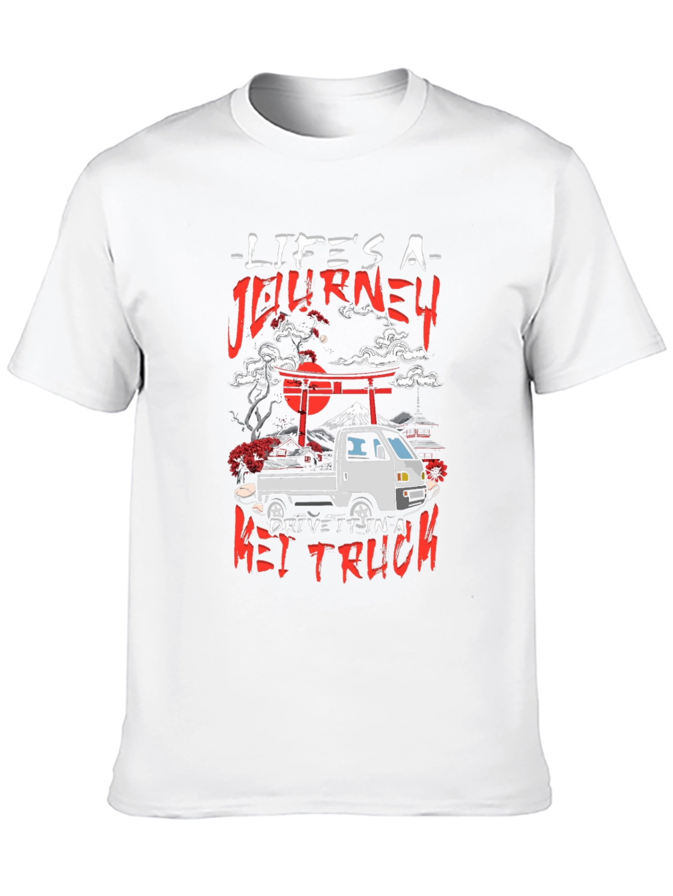 Lifes a Journey Kei Truck T-Shirt