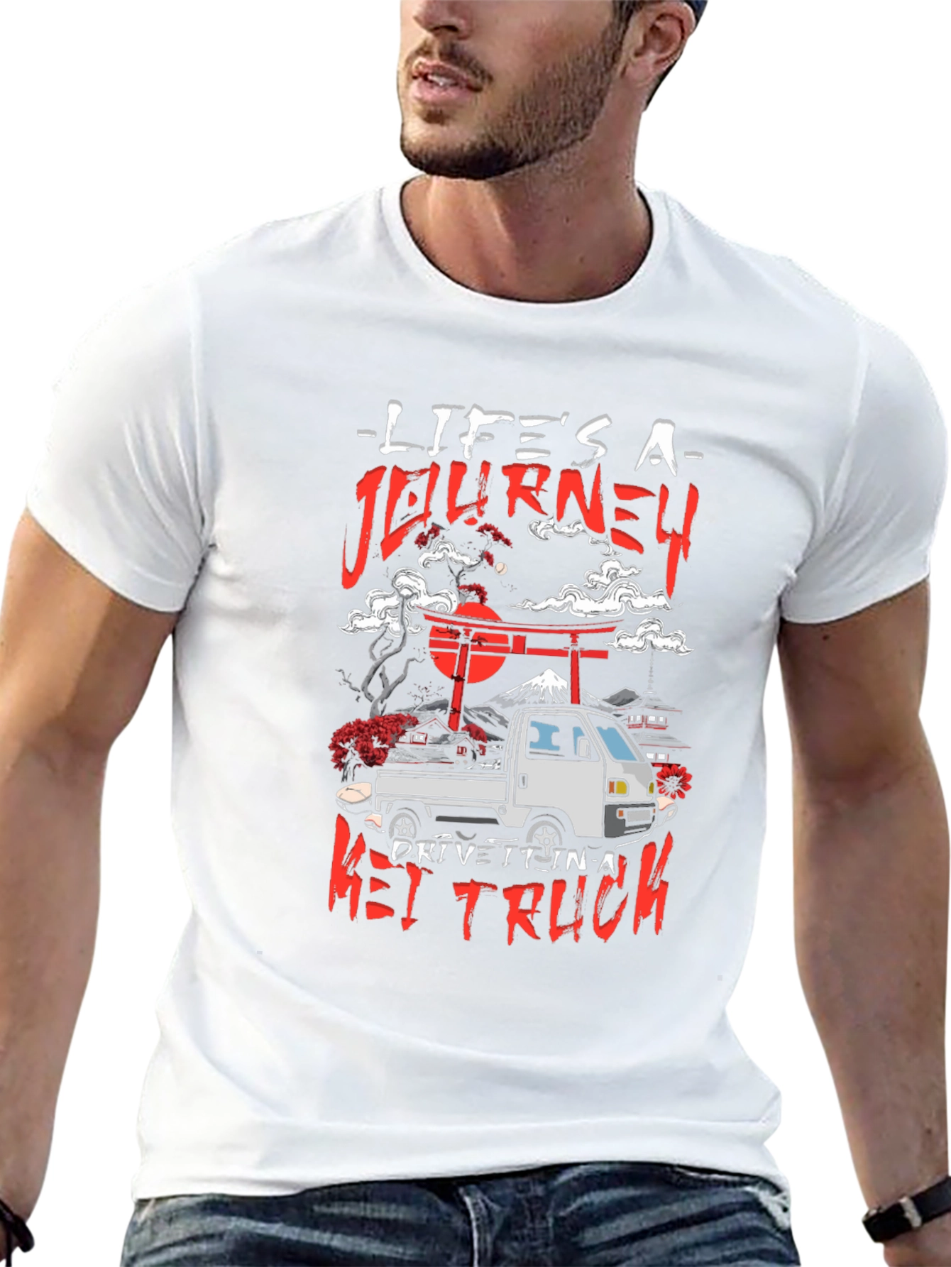 Lifes a Journey Kei Truck T-Shirt