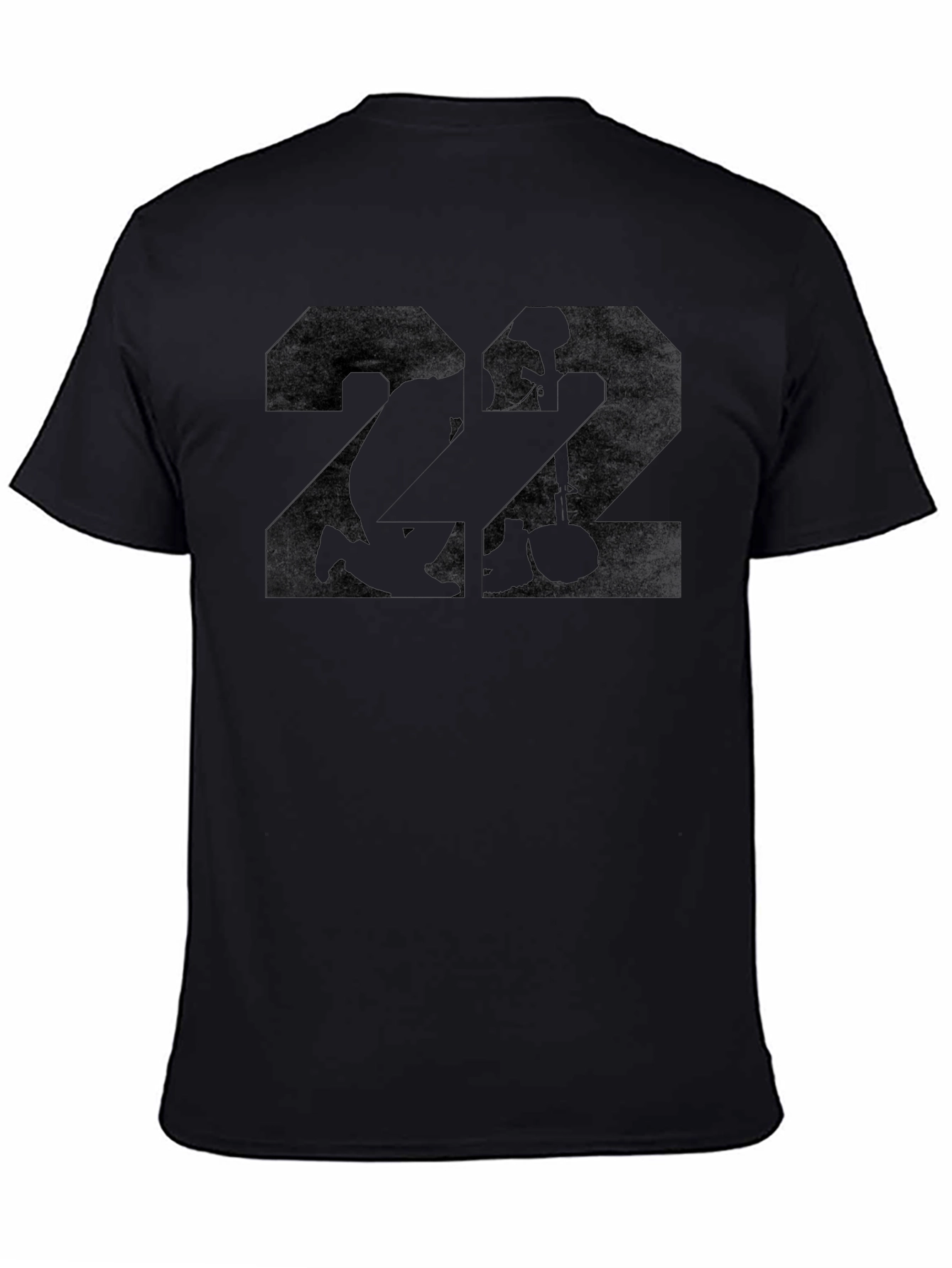 Black 22 Veteran T-Shirt