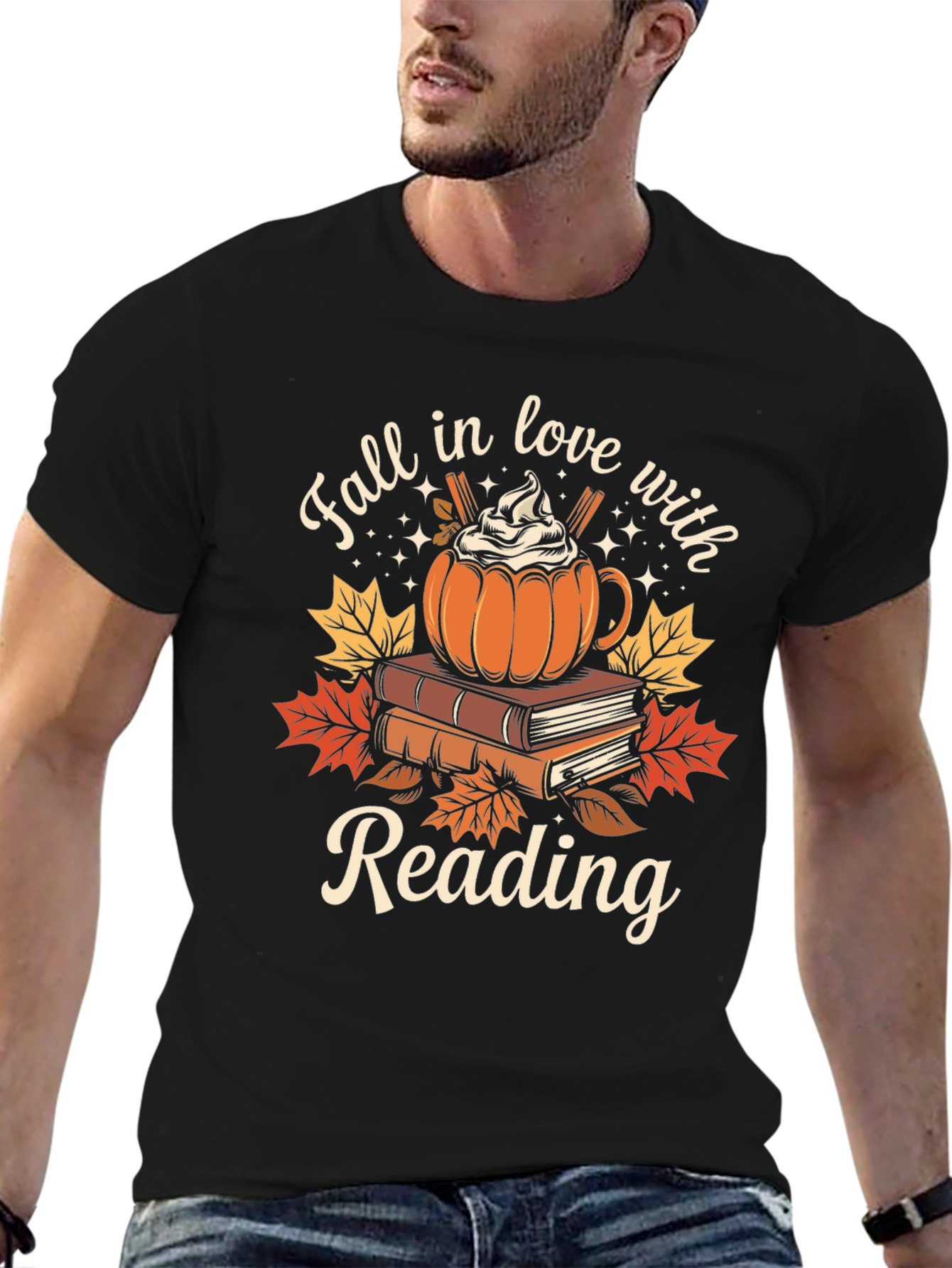 Fall in Love with Reading T-Shirt