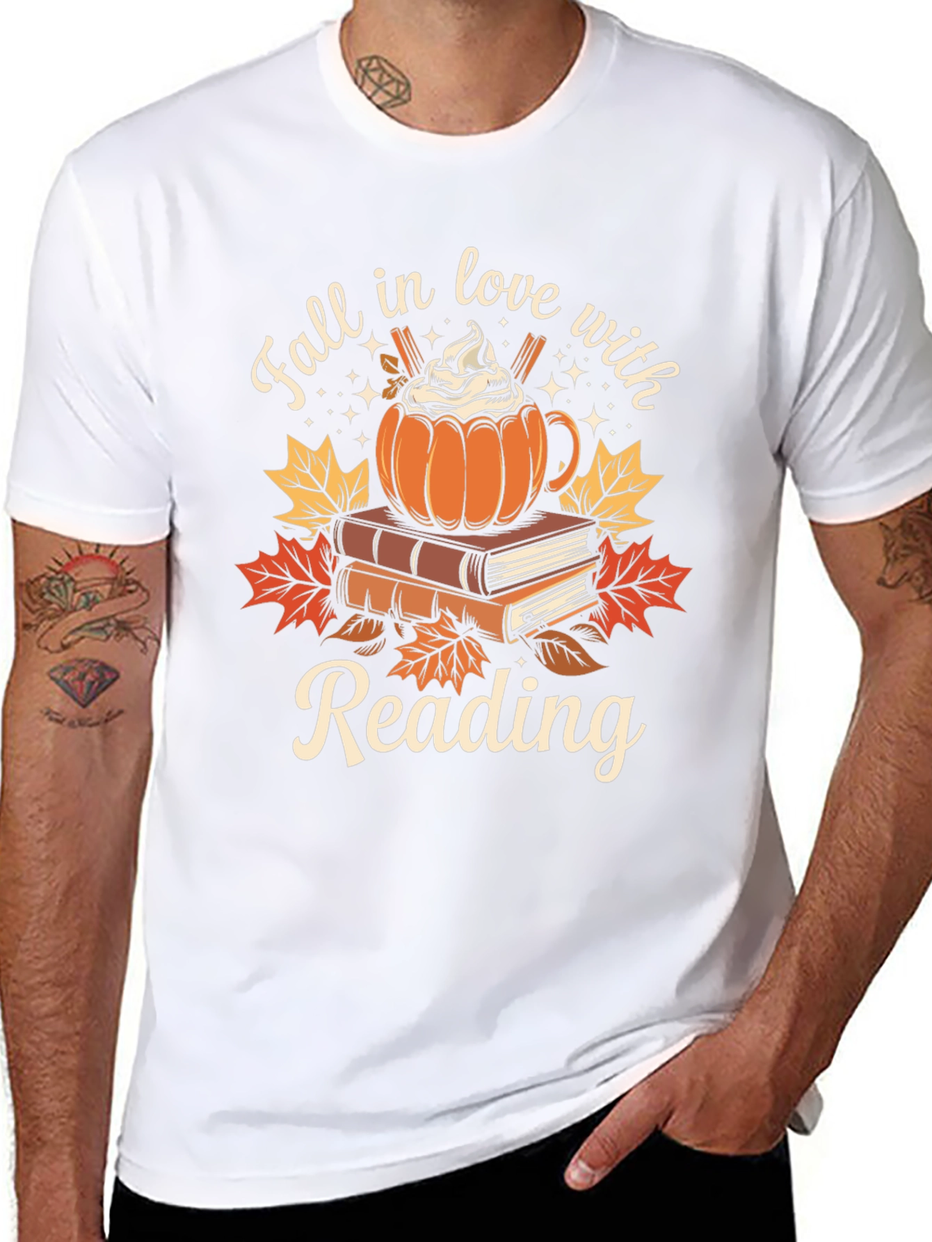 Fall in Love with Reading T-Shirt