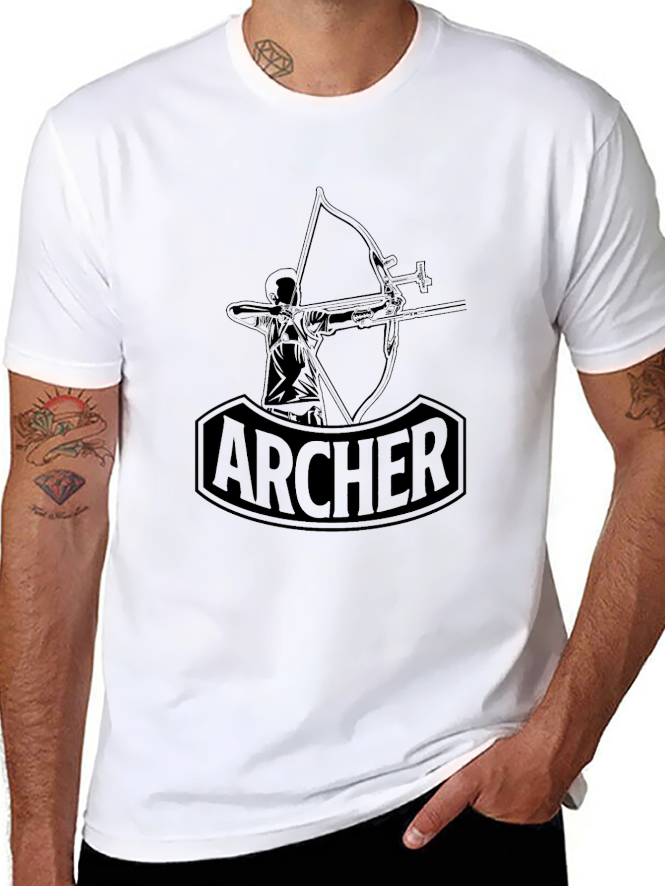 Archer Graphic Tee - Black Archery T-Shirt