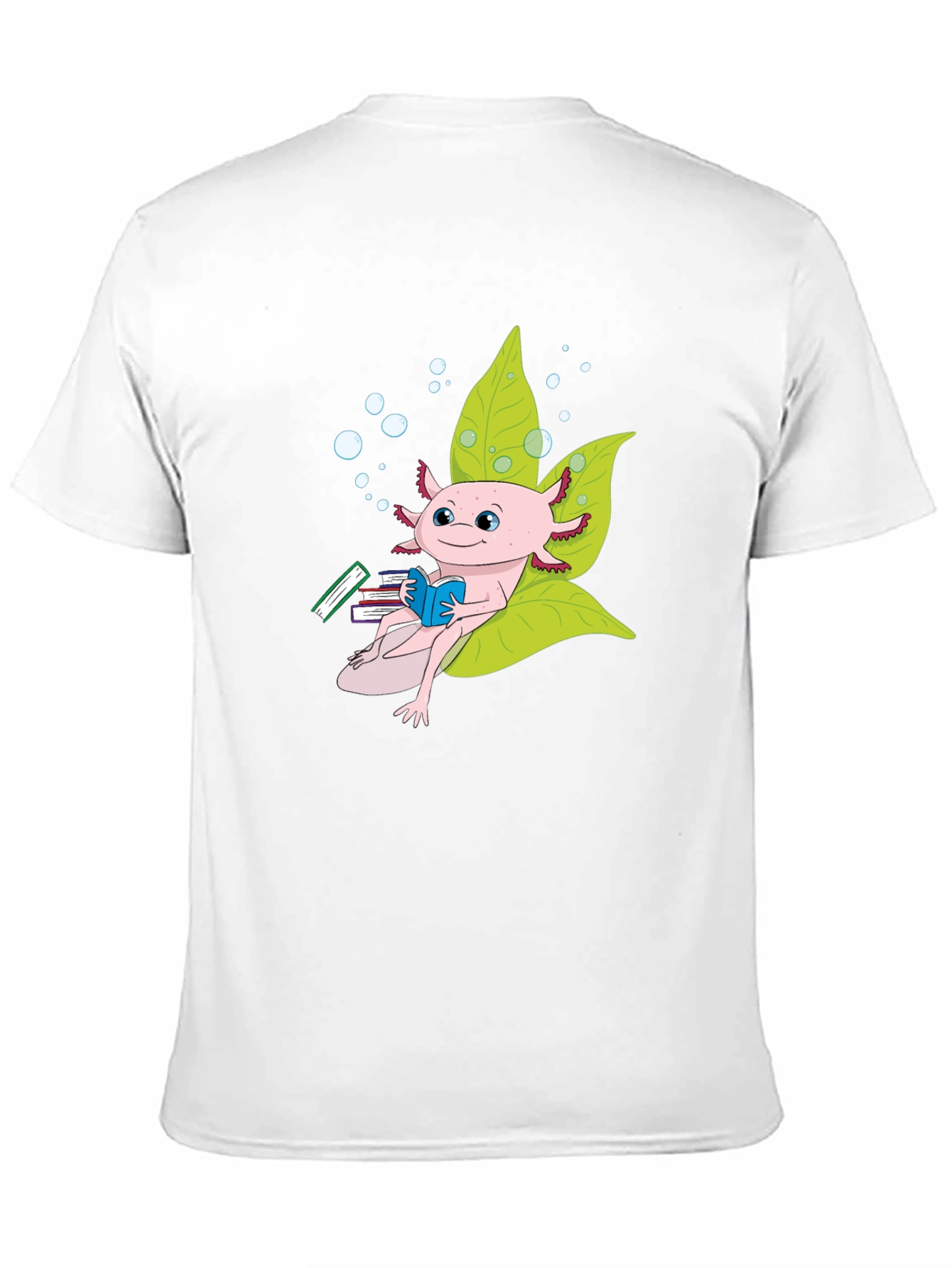 Axolotl Bookworm T-Shirt - Unique & Stylish Tee