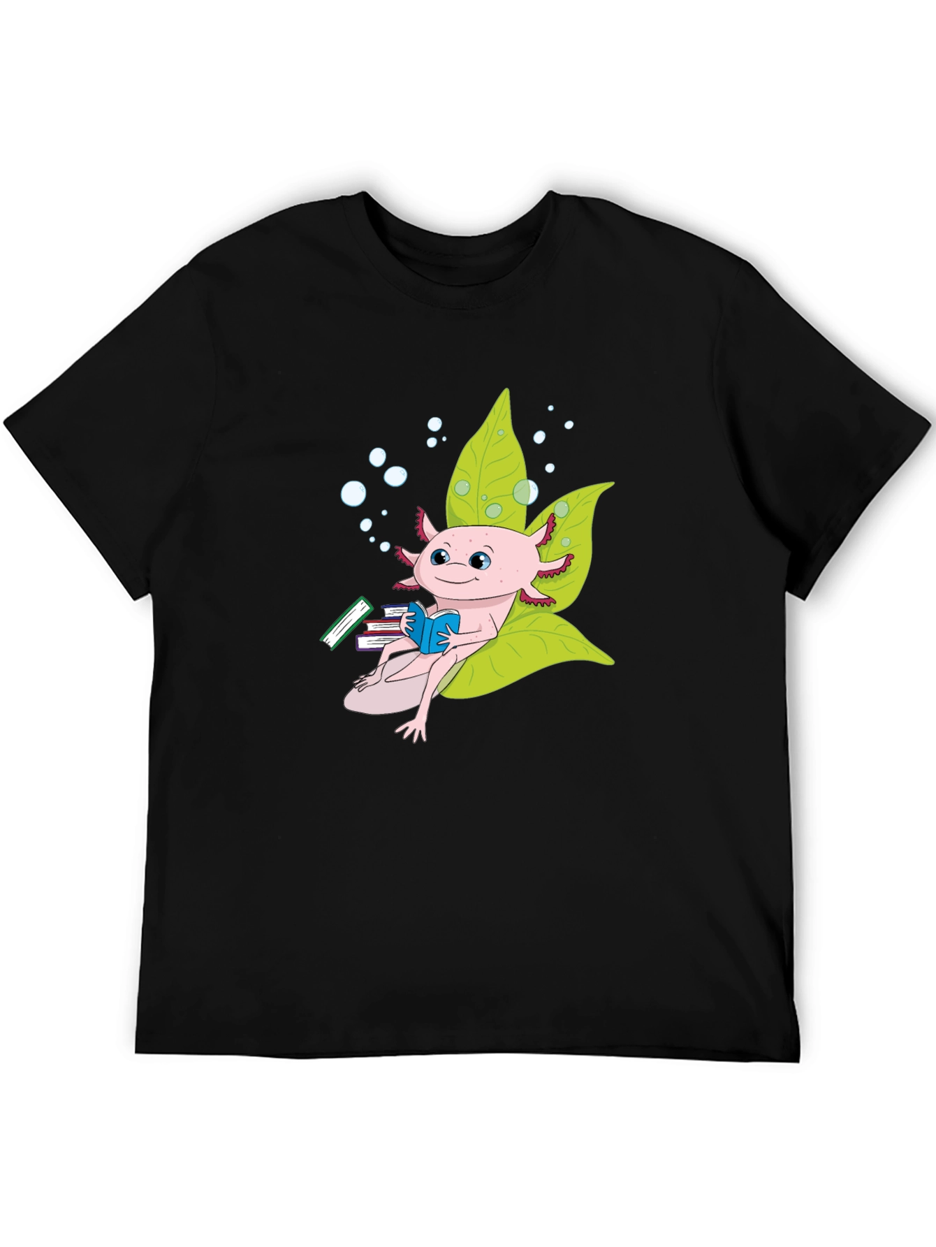 Axolotl Bookworm T-Shirt - Unique & Stylish Tee