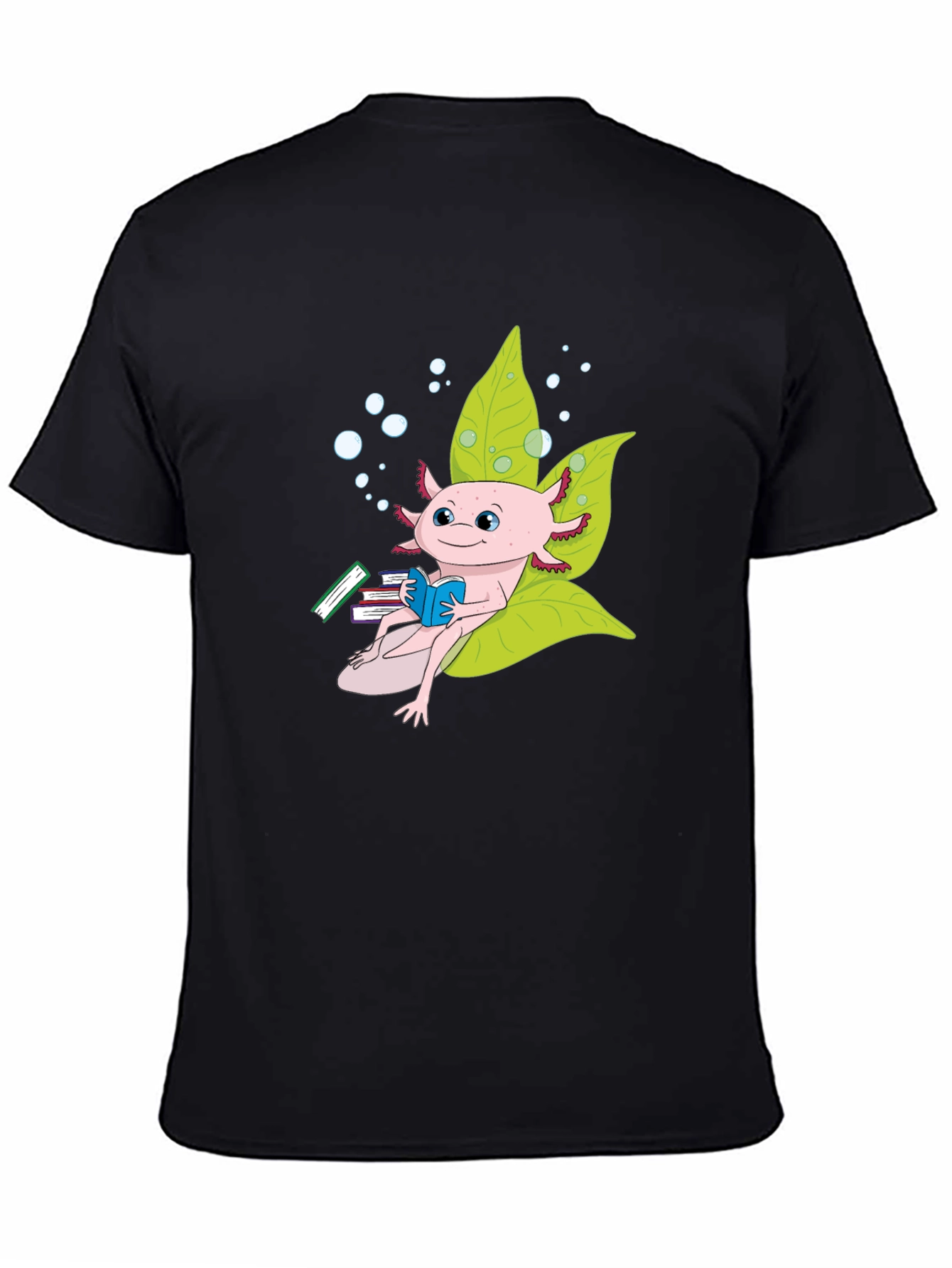 Axolotl Bookworm T-Shirt - Unique & Stylish Tee