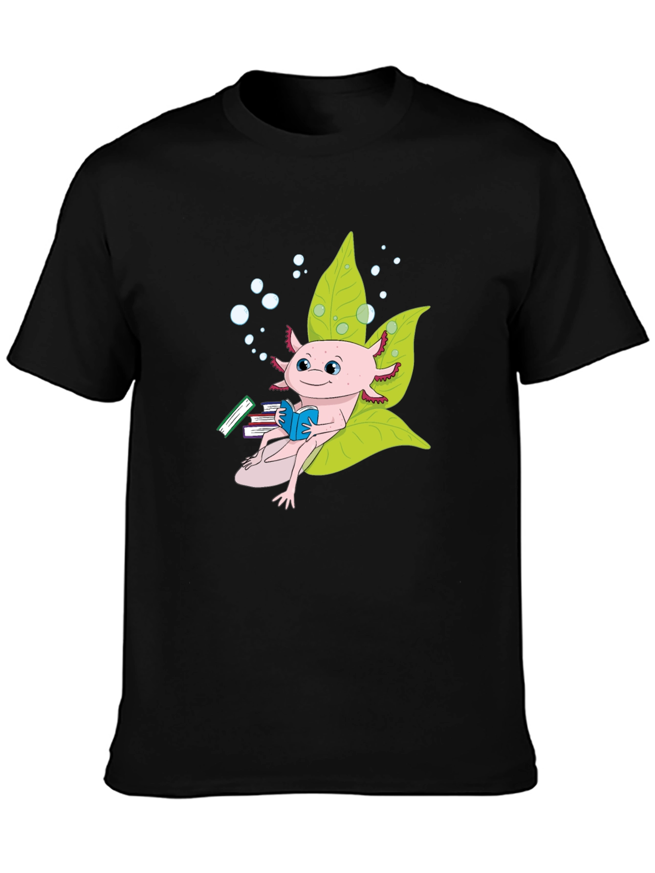 Axolotl Bookworm T-Shirt - Unique & Stylish Tee