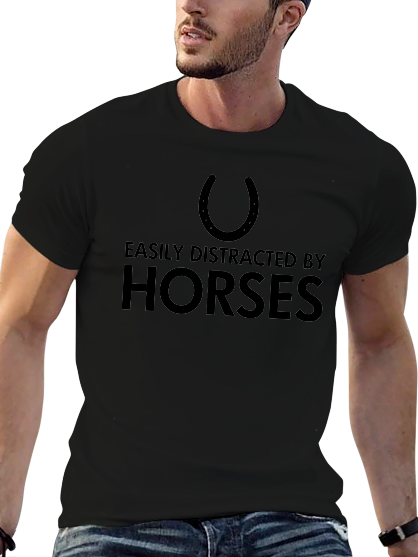 Easily Distracted by Horses T-Shirt