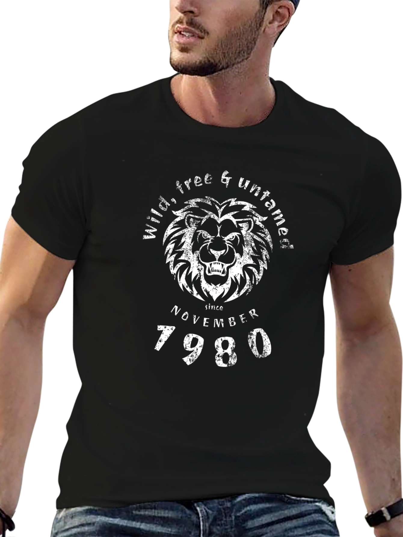 Wild & Untamed Lion Graphic T-Shirt