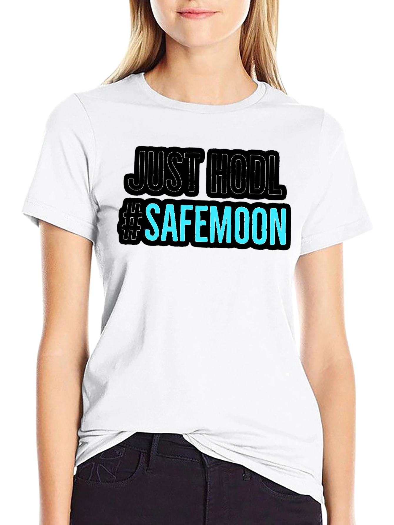 Just HODL #SAFEMOON Black T-Shirt