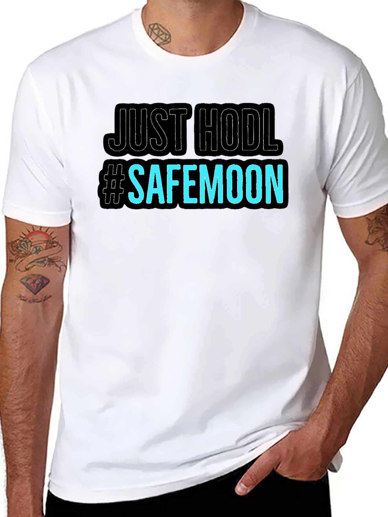 Just HODL #SAFEMOON Black T-Shirt