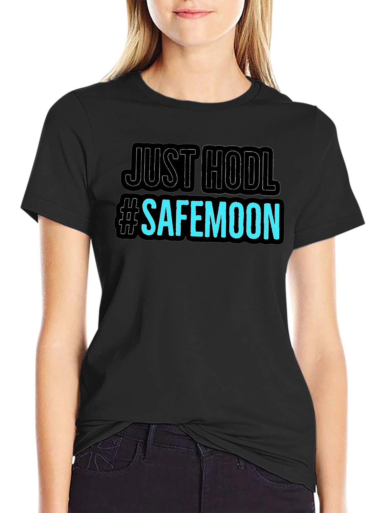 Just HODL #SAFEMOON Black T-Shirt