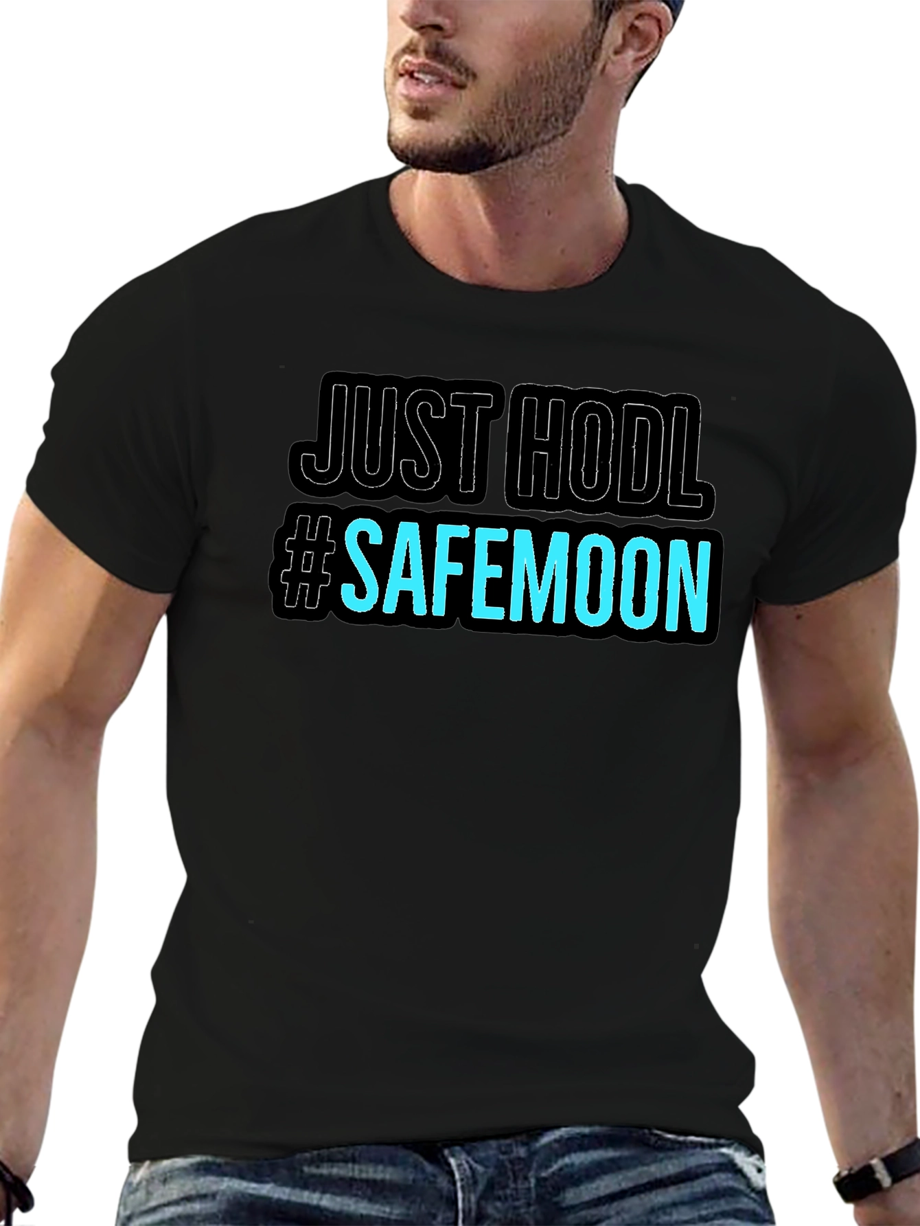 Just HODL #SAFEMOON Black T-Shirt