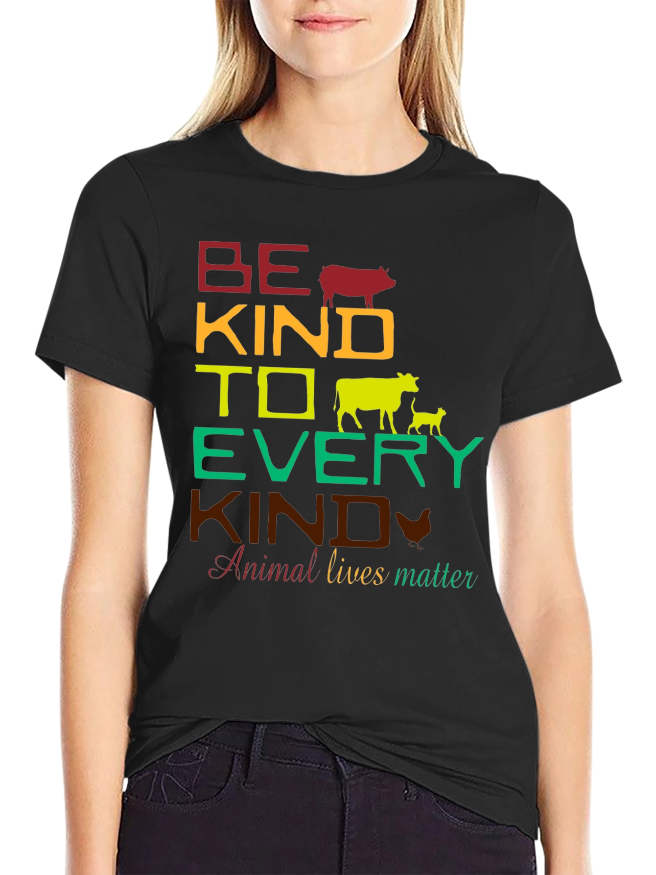 Be Kind to Every Kind Animal Rights T-Shirt