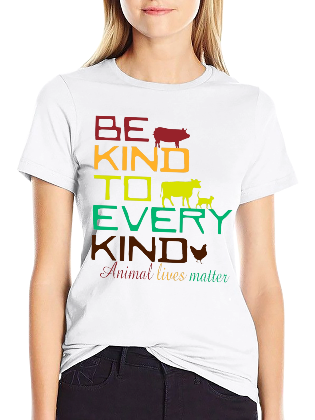 Be Kind to Every Kind Animal Rights T-Shirt