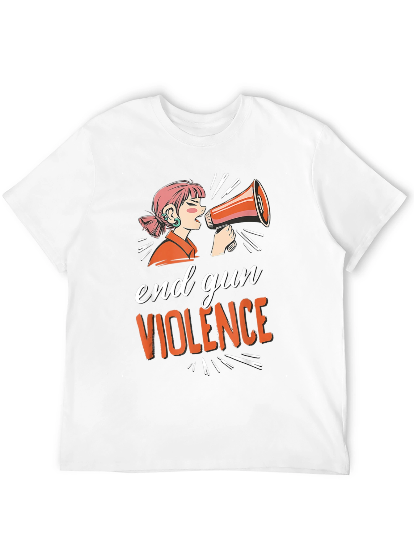 End Gun Violence T-Shirt - Unisex Black Tee