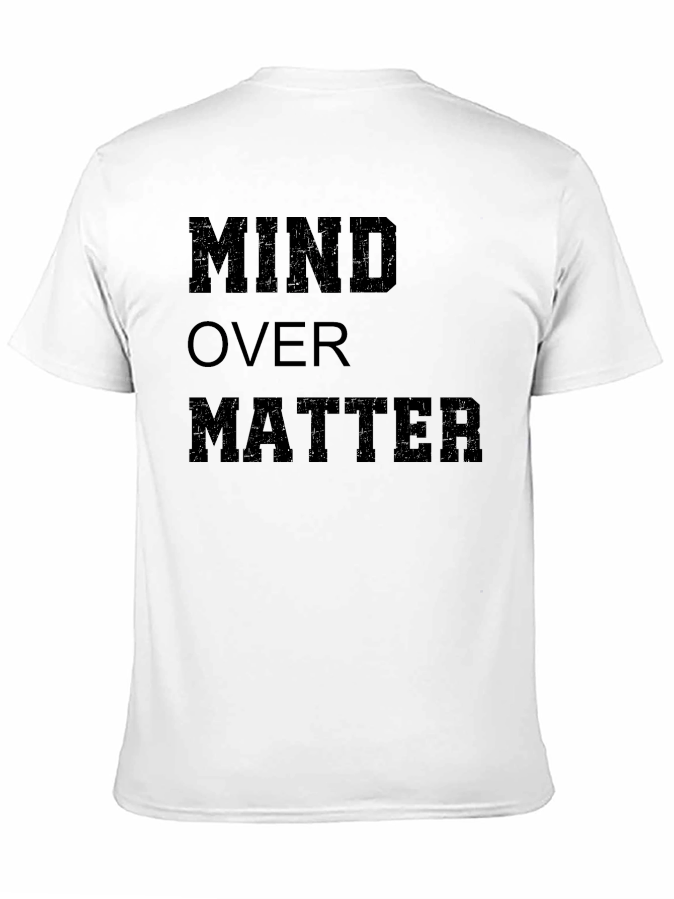 Mind Over Matter Black Graphic T-Shirt