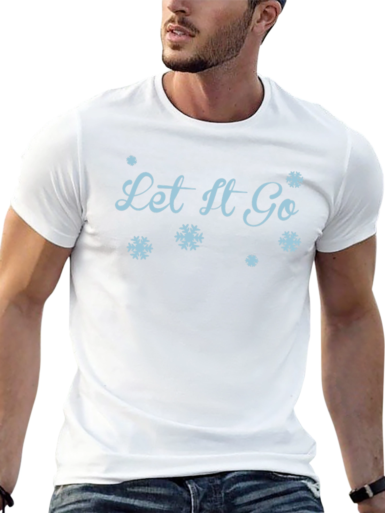 Let It Go Snowflake Graphic Tee