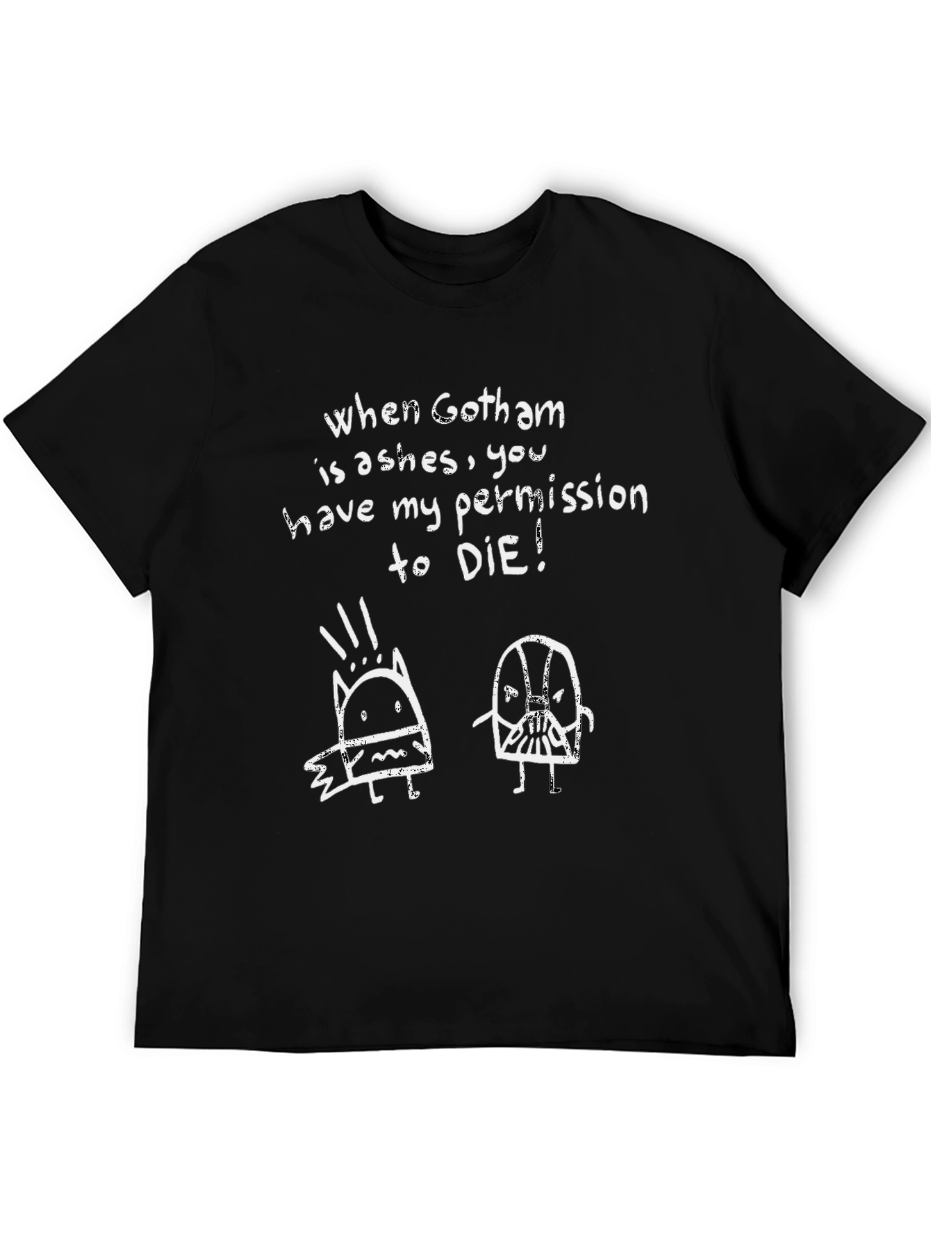 Gotham Ashes Graphic T-Shirt - Dark Knight Tee