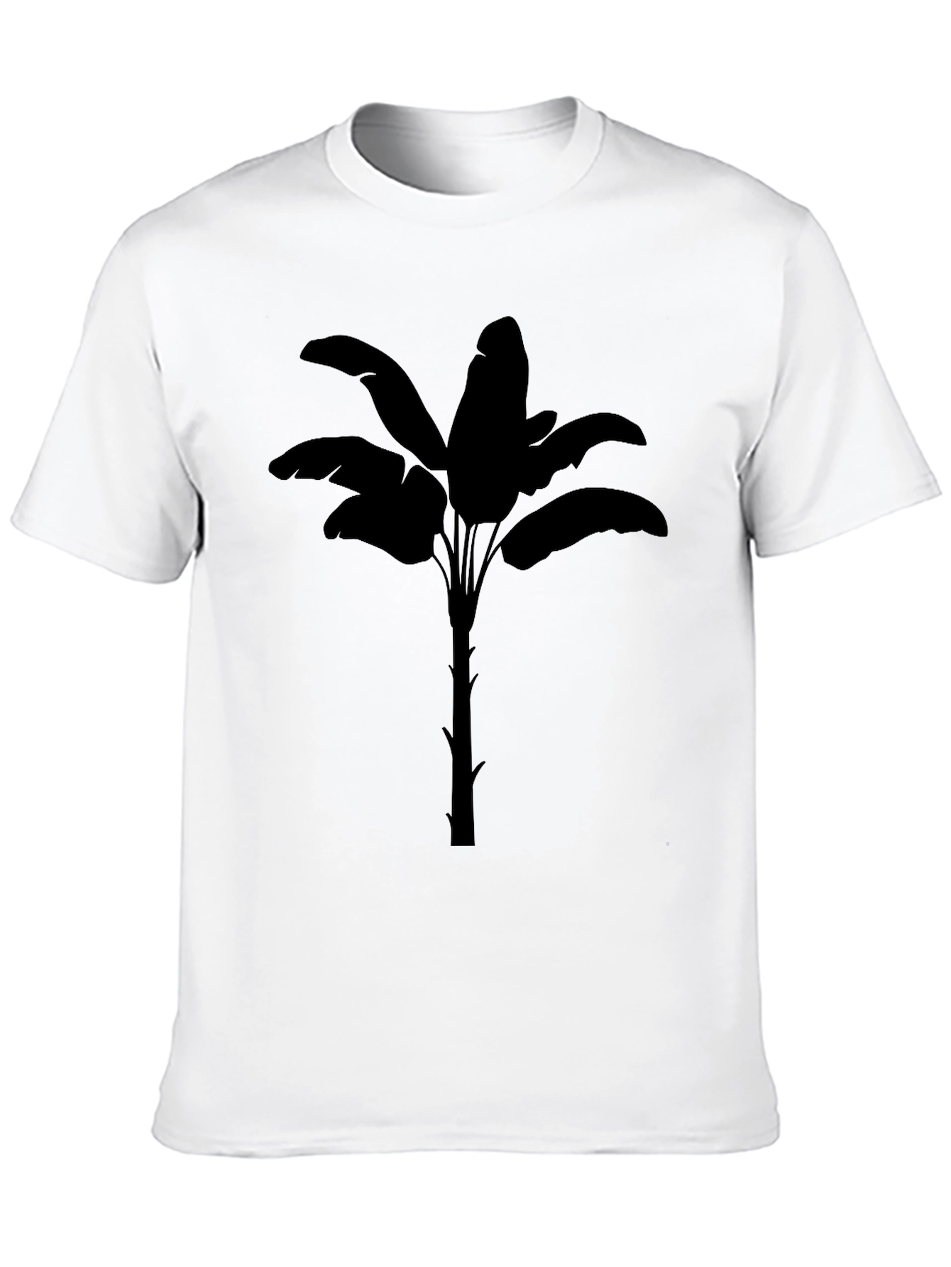 Tropical Palm Tree Black T-Shirt