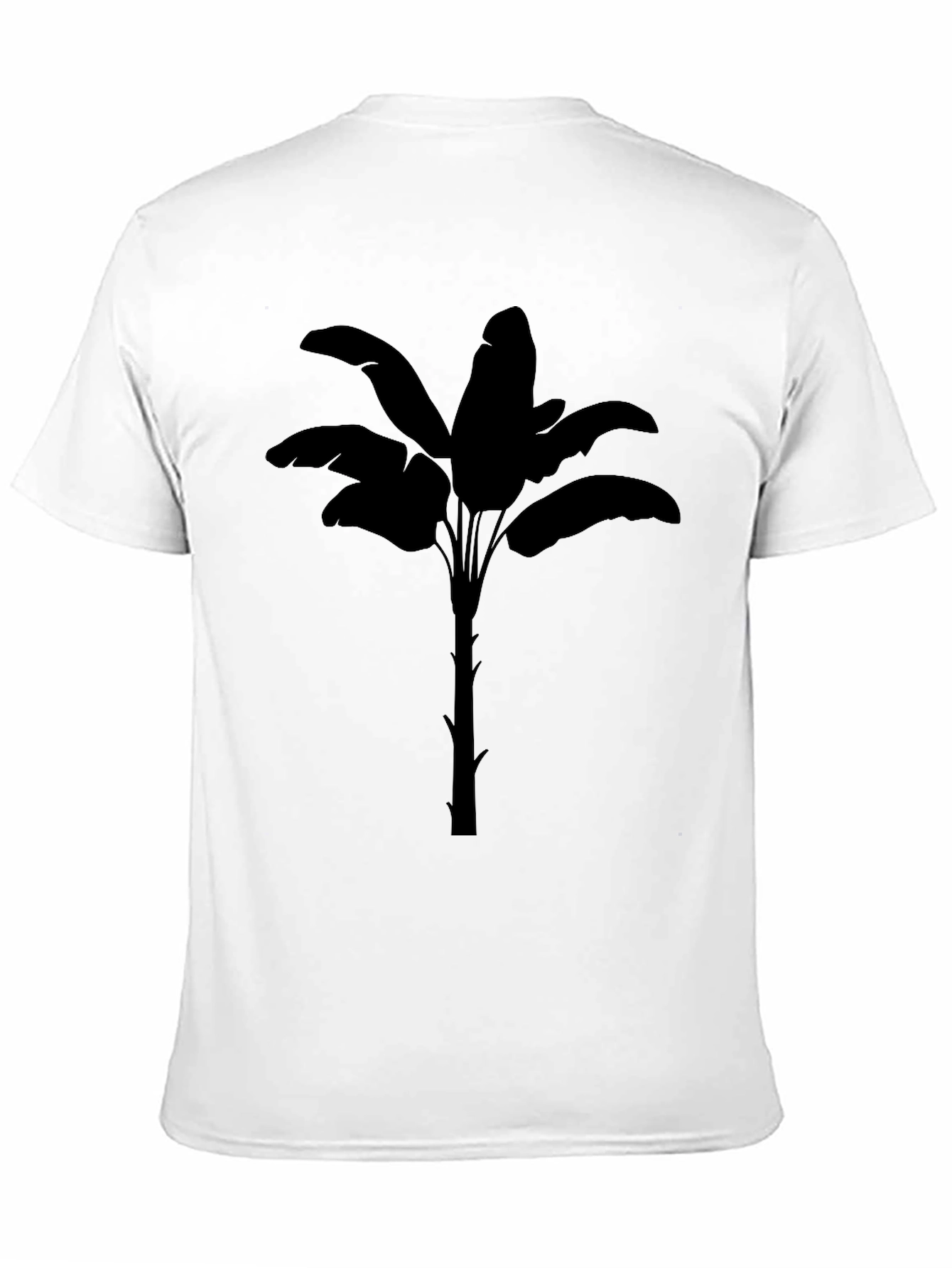 Tropical Palm Tree Black T-Shirt