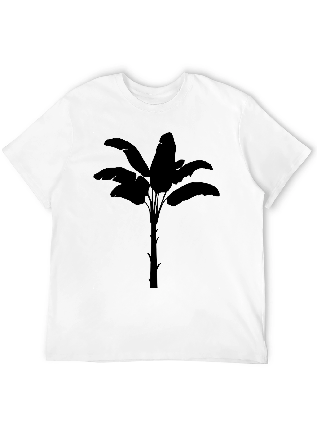 Tropical Palm Tree Black T-Shirt
